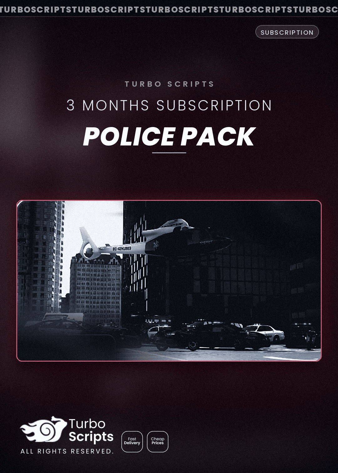 3 Months Subscription for Police Pack