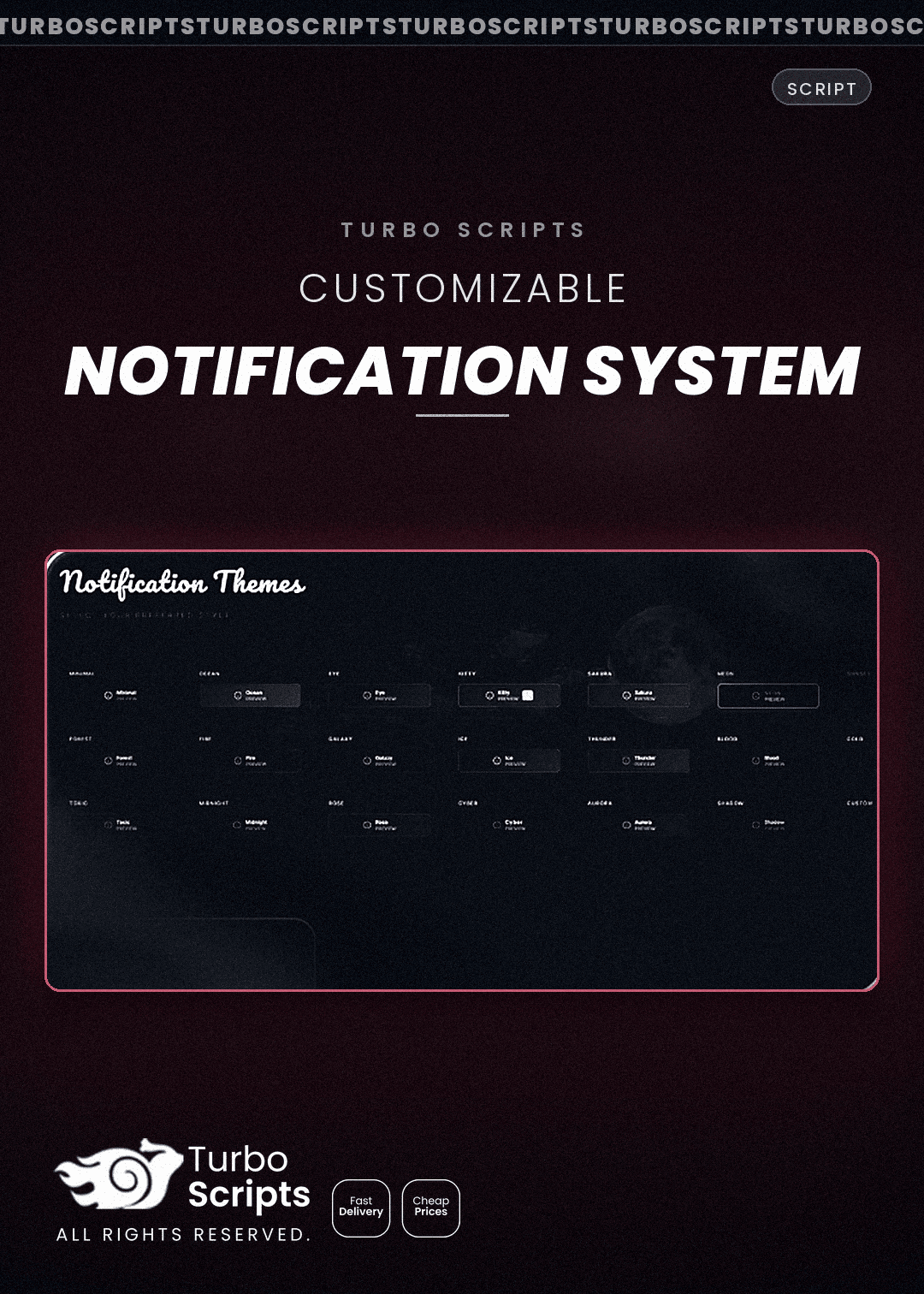 Turbo Customizable Notification System
