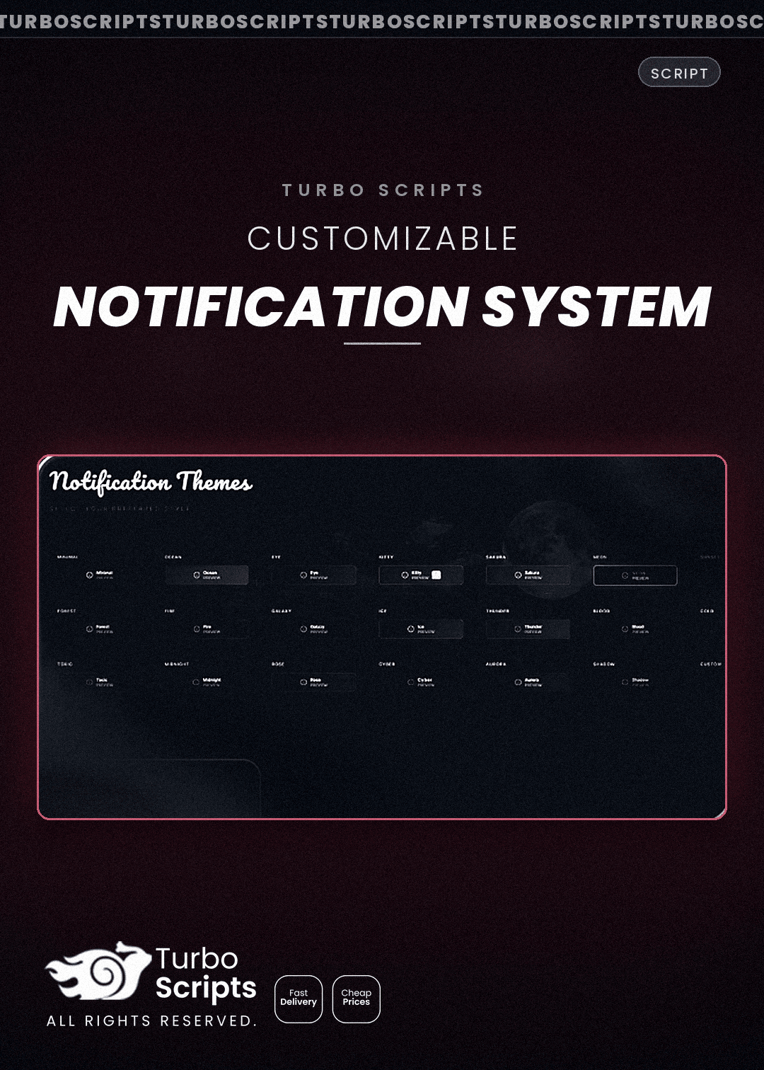 Turbo Customizable Notification System