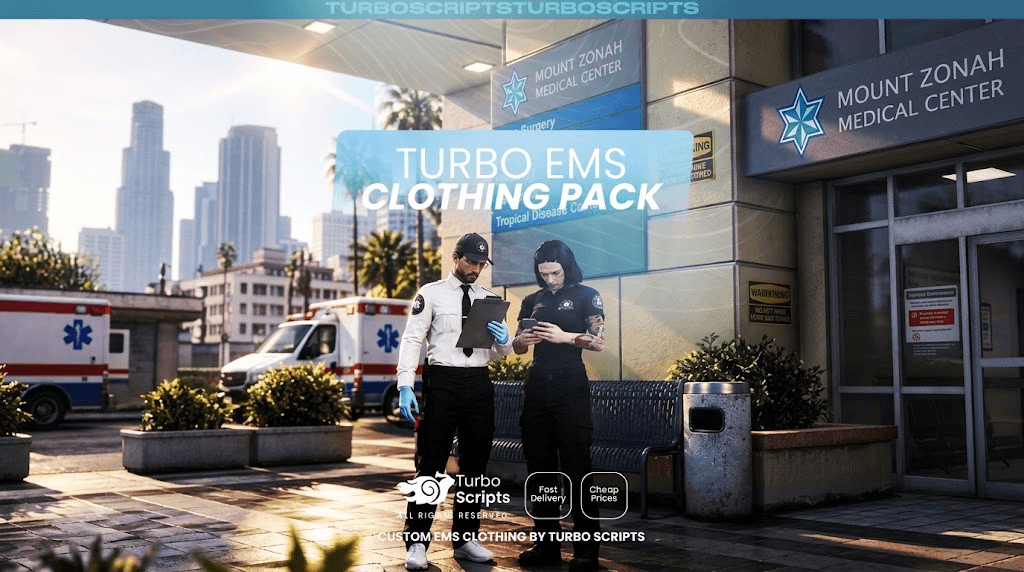 EMS Vehicle + Clothing Pack (Lifetime)
