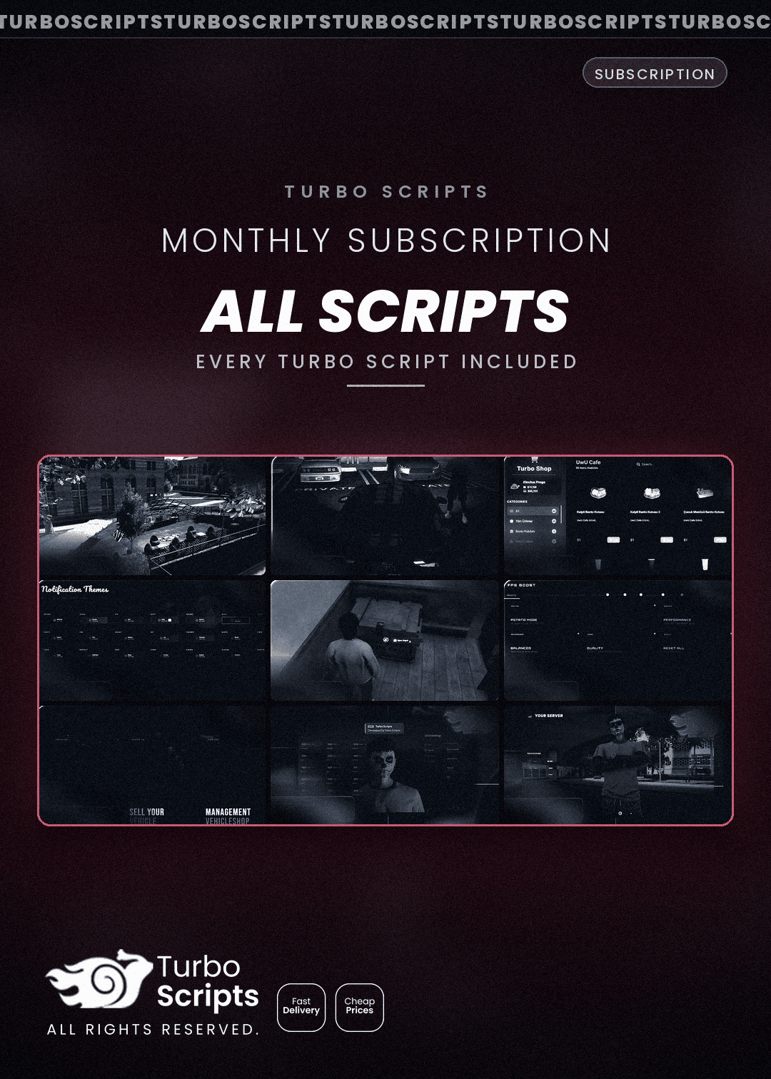 ALL SCRIPTS SUBSCRIPTION
