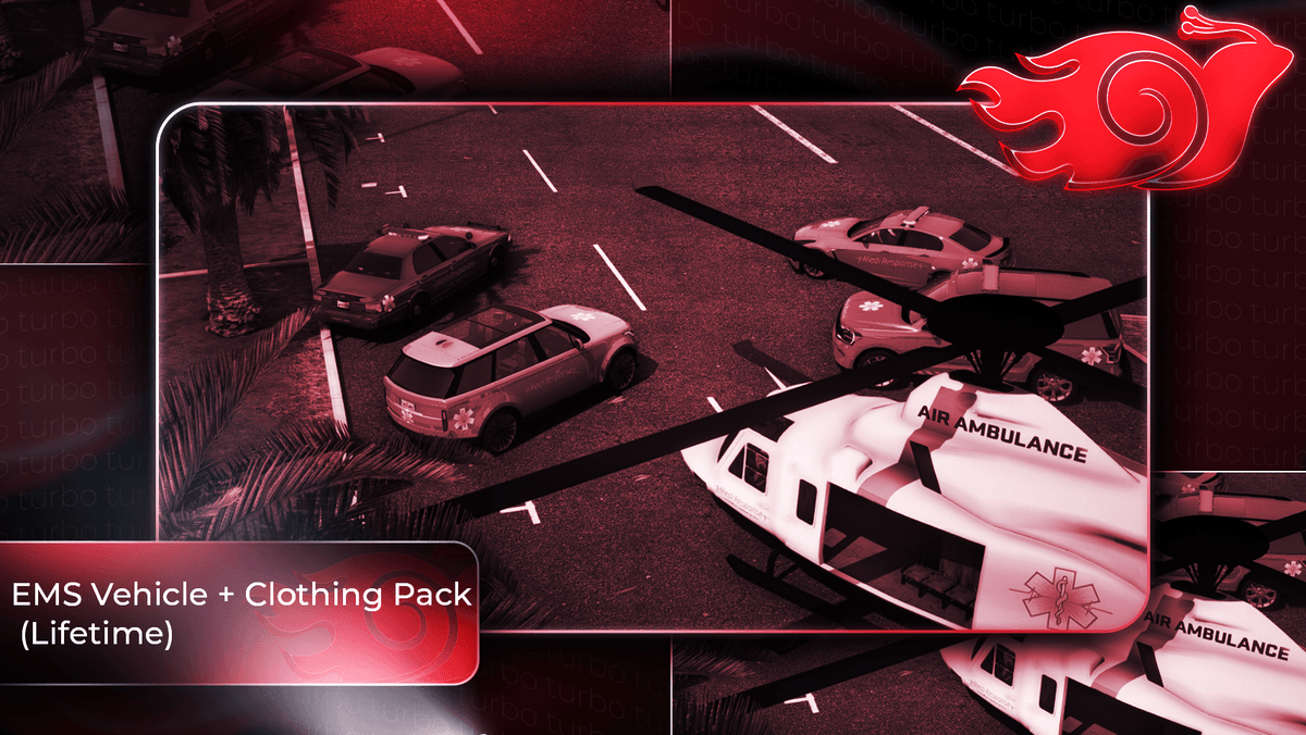 Turbo Lore-Friendly EMS Vehicle Bundle | FiveM Emergency Pack
