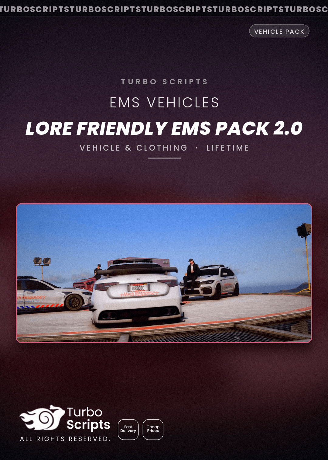 Lore Friendly EMS Vehicle & Clothing Pack 2.0 (Lifetime)